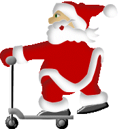 Julemand p� l�behjul