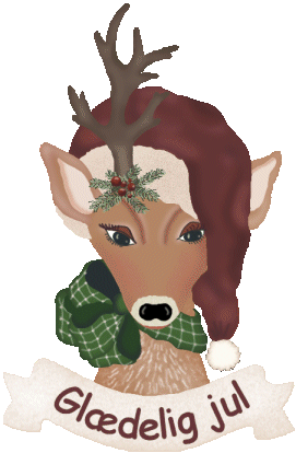 Rensdyr, gl�delig jul