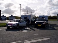 M�des med Kirsten og John p� en rasteplads