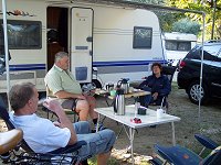 Morgenmad p� Camping Serenella