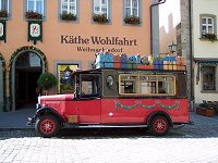Rothenburg ob der Tauber - K�the Wohlfahrts julebutik, den er meget stor, det kan man ikke se udefra