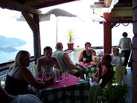 P� restauranten med den gode udsigt