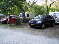 Afrejse fra campingpladsen