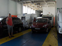 Vores pladser p� campingd�kket p� Pasiphae Palace