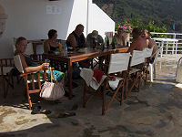 Ved poolen p� Hotel Panorama