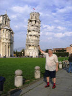 John g�r sit til at holde 'Det sk�ve t�rn' oppe