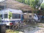 Vores pladser p� Camping Zante.