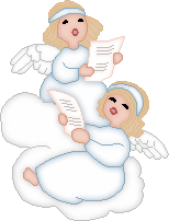 Engle p� sky - eksempel p� farvel�gning