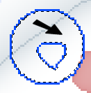 Klik p� knappen Magic wand og marker indeni p� dette sted