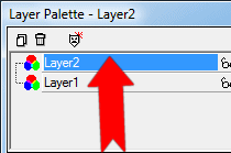 Det nye lag tr�kkes under laget med teksten