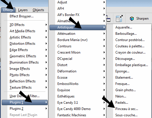 Effects/Plugins/Artistiques/Pinceau a sec