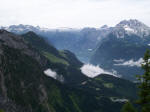 Udsigt til K�enigsee fra Kehlstein i 1834 meters h�jde